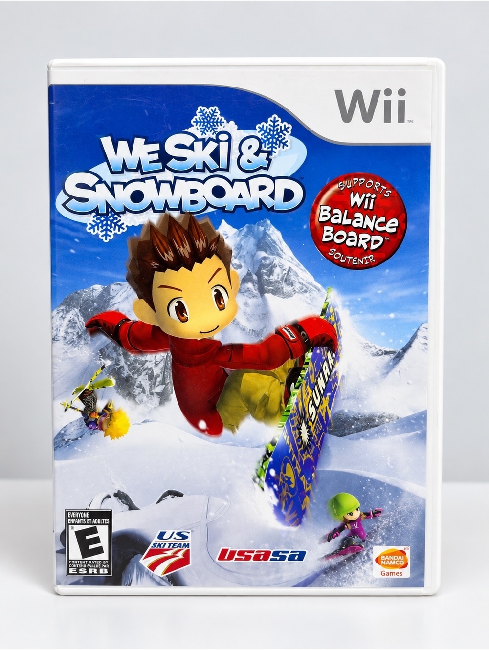 We Ski & Snowboard Nintendo Wii Tested Working Case Disc No Manual